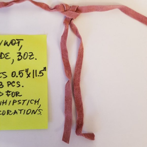 ✅#74F Soft Peach Suede Fringe, 30oz. 11.5"x 0.5" each pc. - Picture 3 of 4